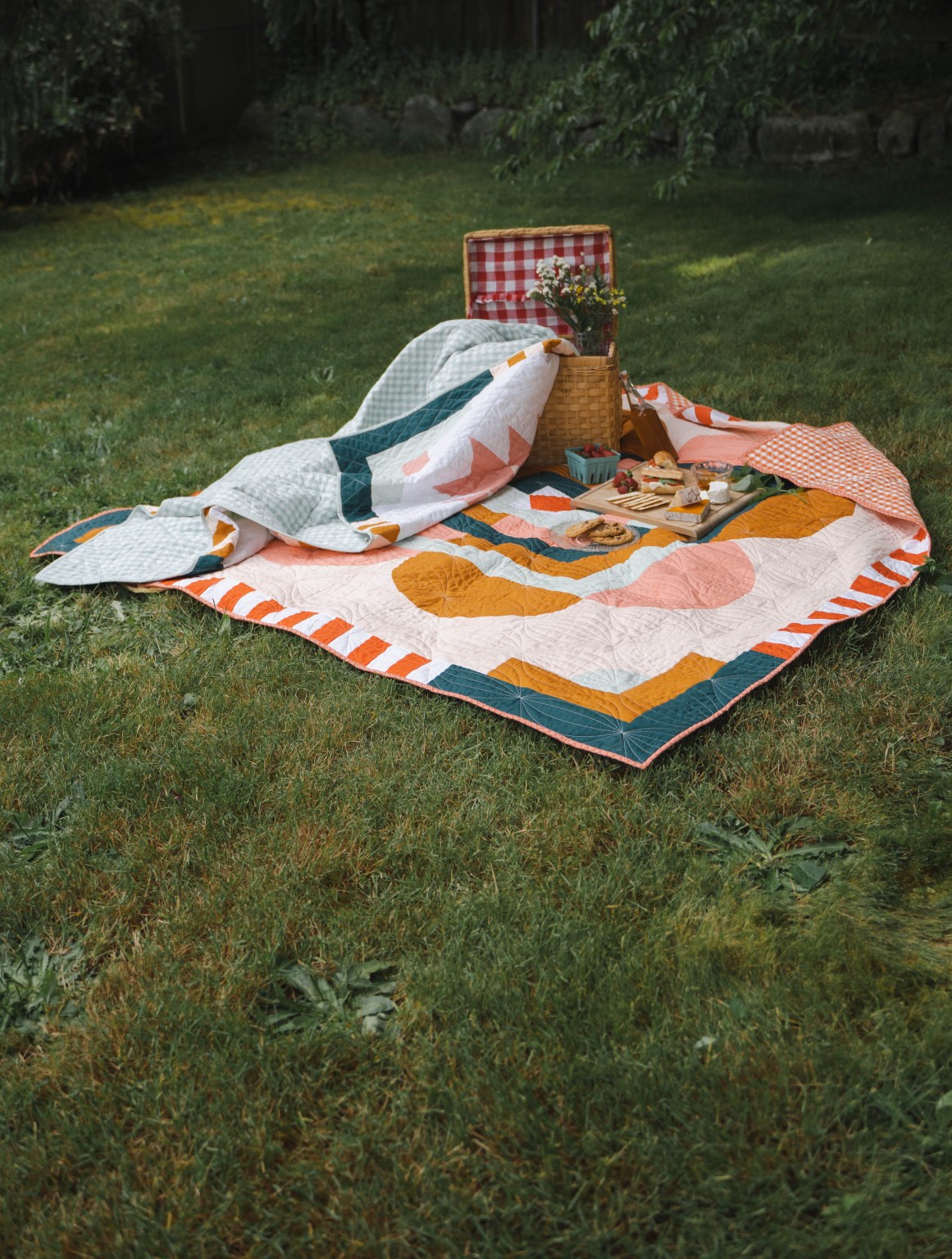 Grove Quilt Kit by Toad and Sew Lamb and Loom Fabrics